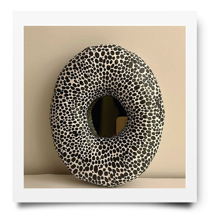 Soft Curve Spiegel in klei