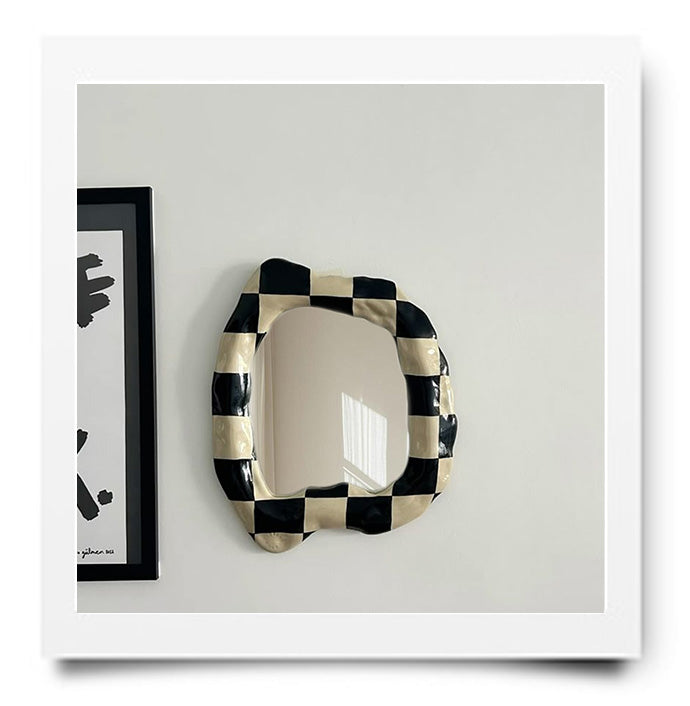 Soft Curve Spiegel in klei