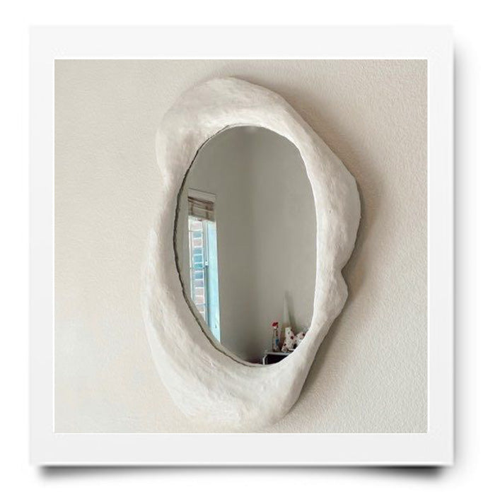 Soft Curve Spiegel in klei