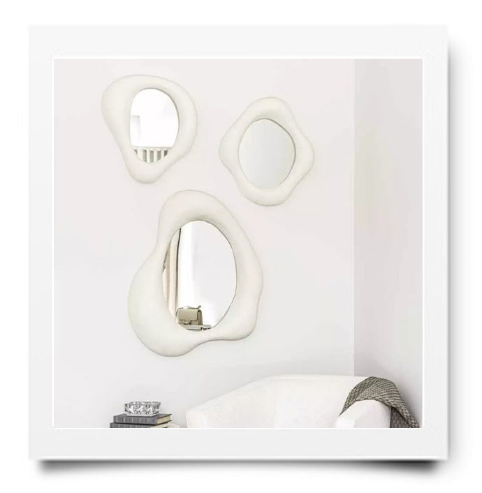 Soft Curve Spiegel in klei