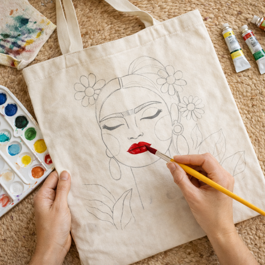 Tote-bag beschilderen