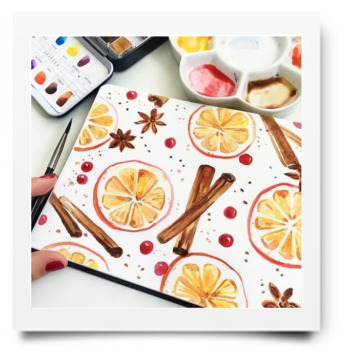 AQUAREL KERSTKAARTEN